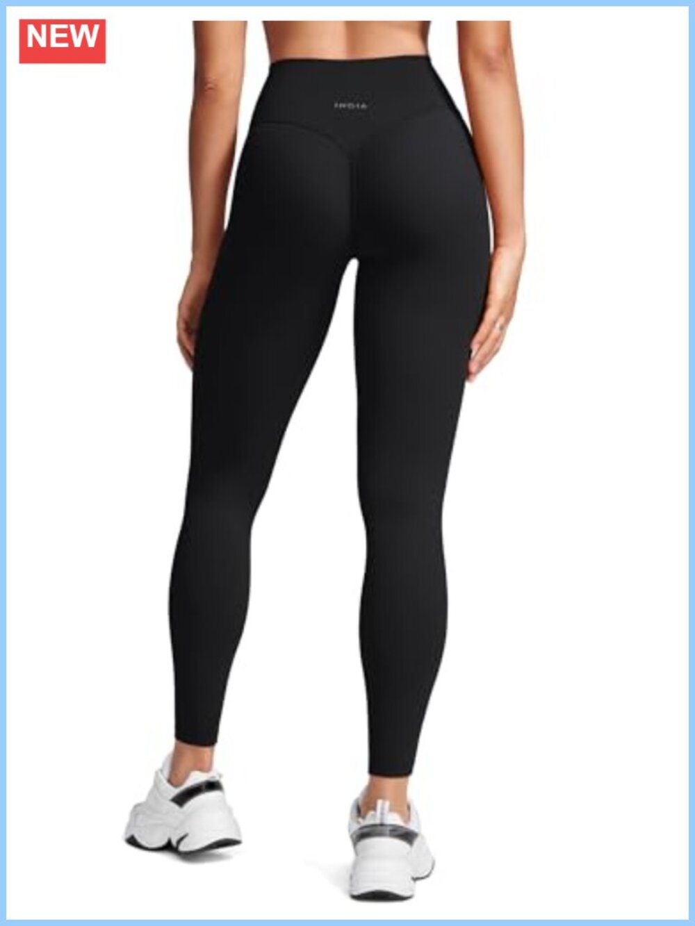 No Front Seam Scrunch Butt Leggings High Rise 25" Yoga Workout